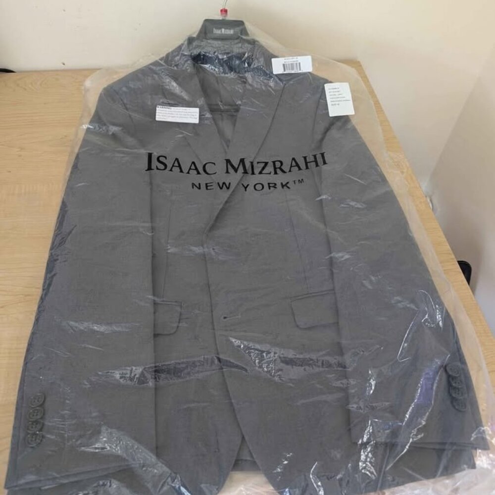 Isaac Mizrahi Boys' Classic Blazer Size 16 Grey